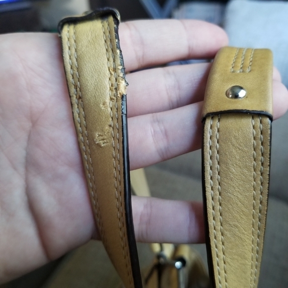 Coach Hampton Nancy zebra signature canvas tote tan - Picture 13 of 13